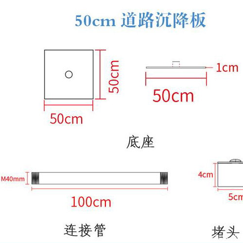 乐山沉降板规格型号如何选择？